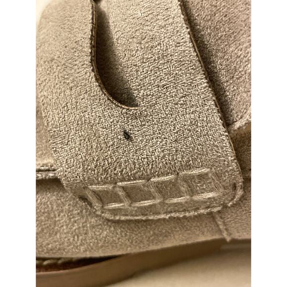 Anne‎ Klein Women's Size 8.5 Everly Lug Sole Penny Loafers Shoes Grey - Picture 7 of 8